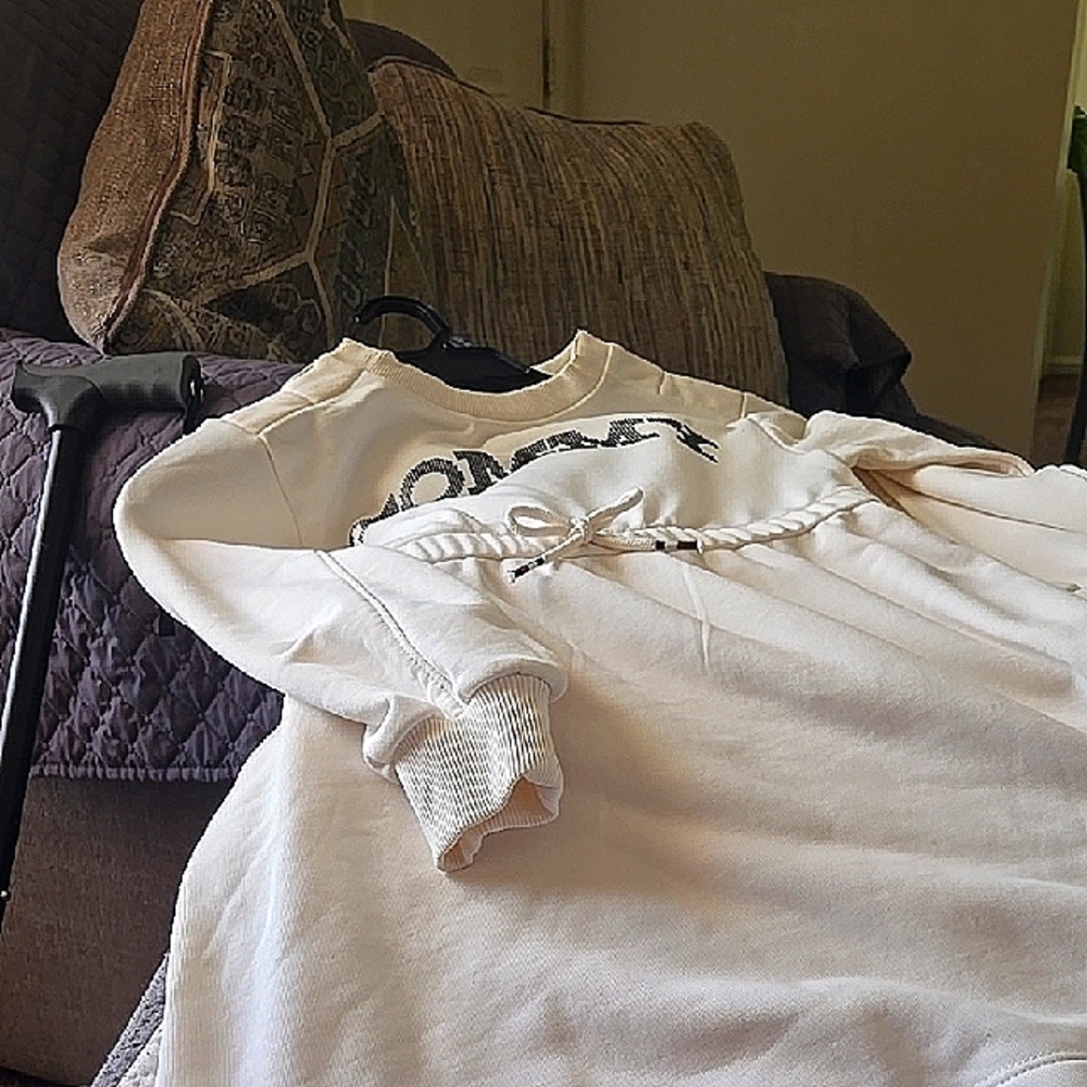 Tommy Hilfiger Cream Ribbed Top